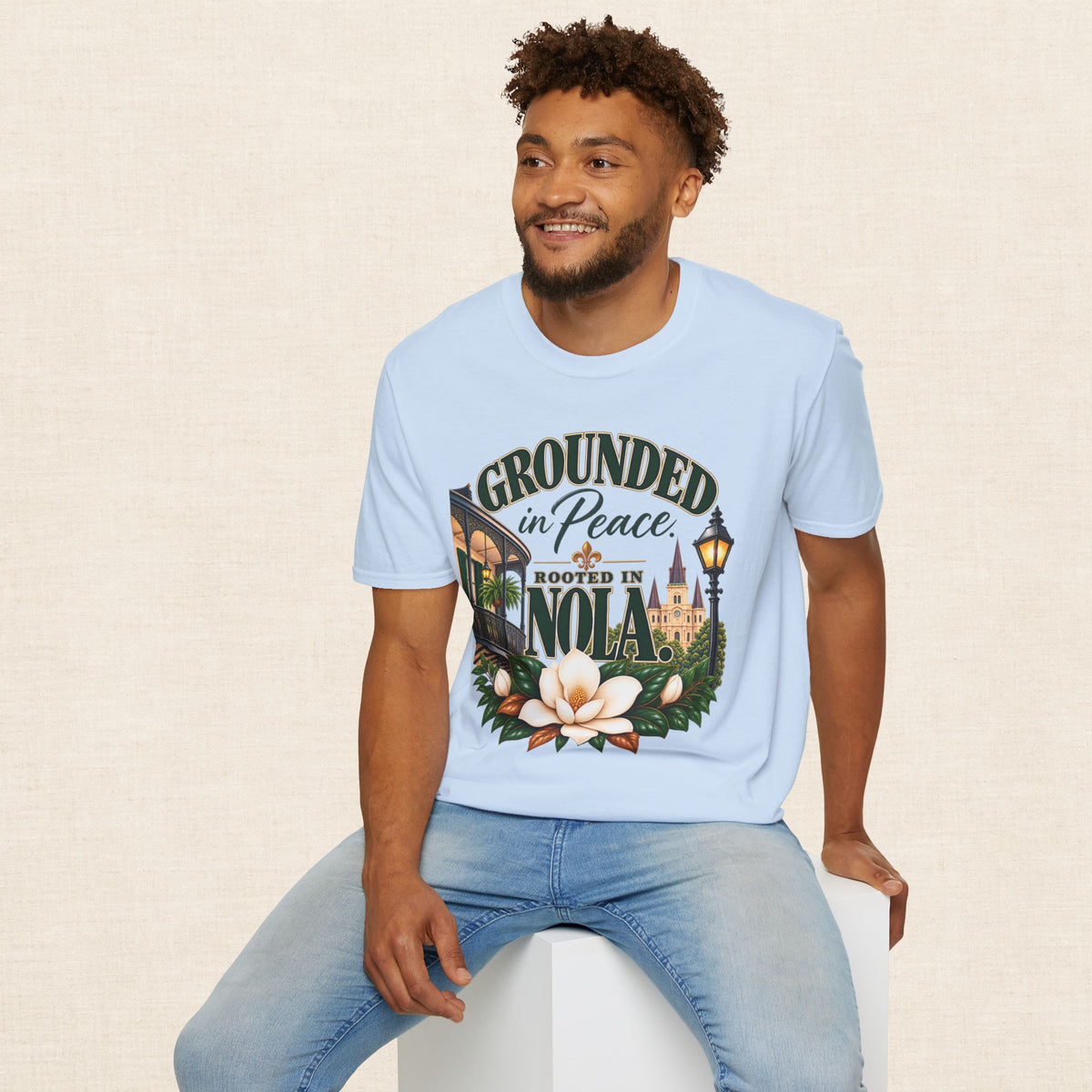 Grounded in Peace Rooted in NOLA T-Shirt