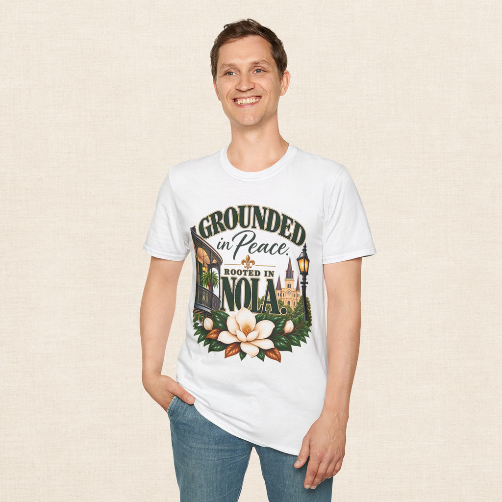 Grounded in Peace Rooted in NOLA T-Shirt