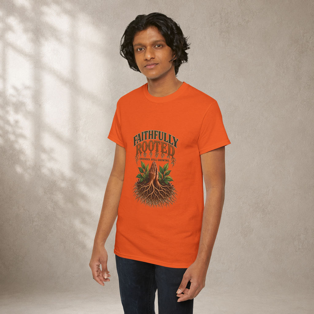 Faithfully Rooted | Christian Faith Graphic T-Shirt