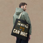 The Next Play Can Wait | Scoreboard Tote Bag