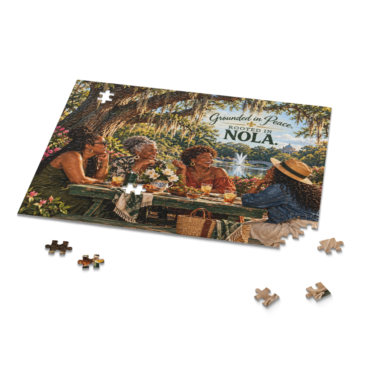 Grounded in Peace. Rooted in NOLA. — New Orleans Jigsaw Puzzle (120/252/500 pcs)