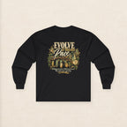Evolve at Your Own Pace Butterfly Botanical Long Sleeve Tee