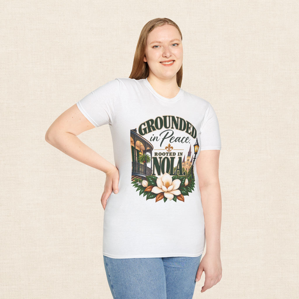 Grounded in Peace Rooted in NOLA T-Shirt