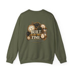 Built in My Own Time Vintage Clock Sweatshirt