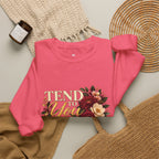 Tend to You Floral Self-Care Crewneck Sweatshirt