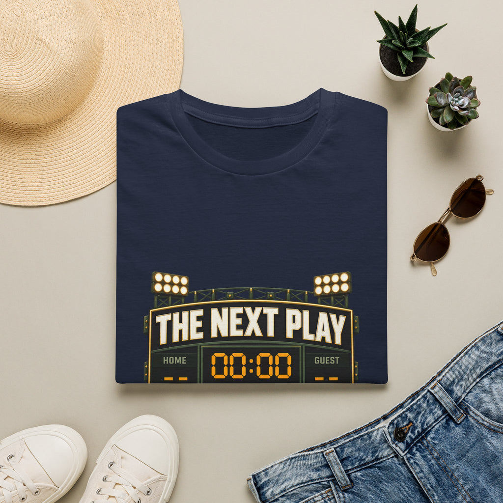 The Next Play Can Wait T-Shirt — Sports Scoreboard Graphic Tee