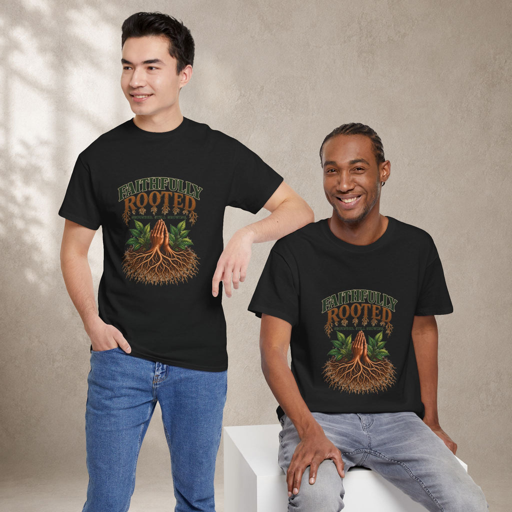 Faithfully Rooted | Christian Faith Graphic T-Shirt