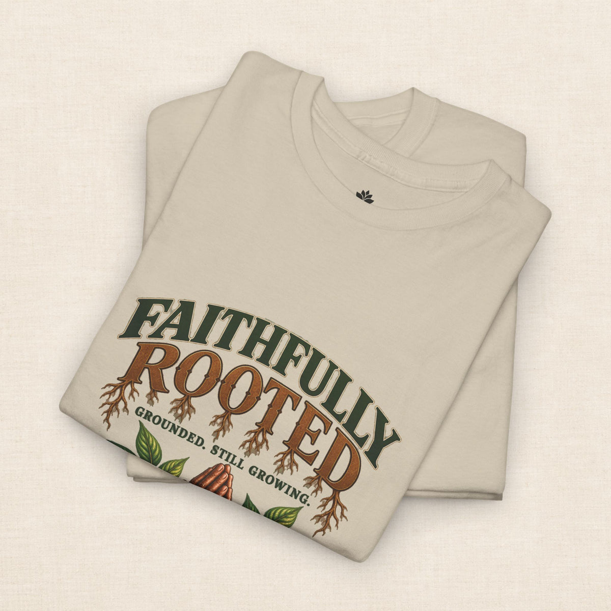 Faithfully Rooted | Christian Faith Graphic T-Shirt