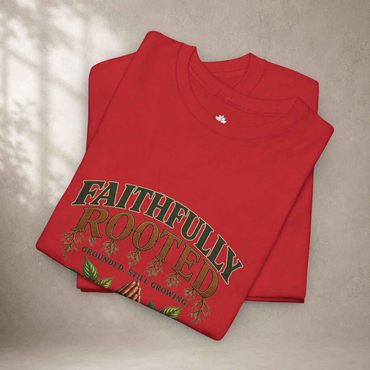 Faithfully Rooted | Christian Faith Graphic T-Shirt