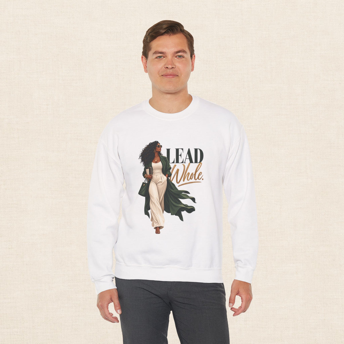 Lead Whole | Women's Empowerment Crewneck Sweatshirt