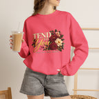 Tend to You Floral Self-Care Crewneck Sweatshirt