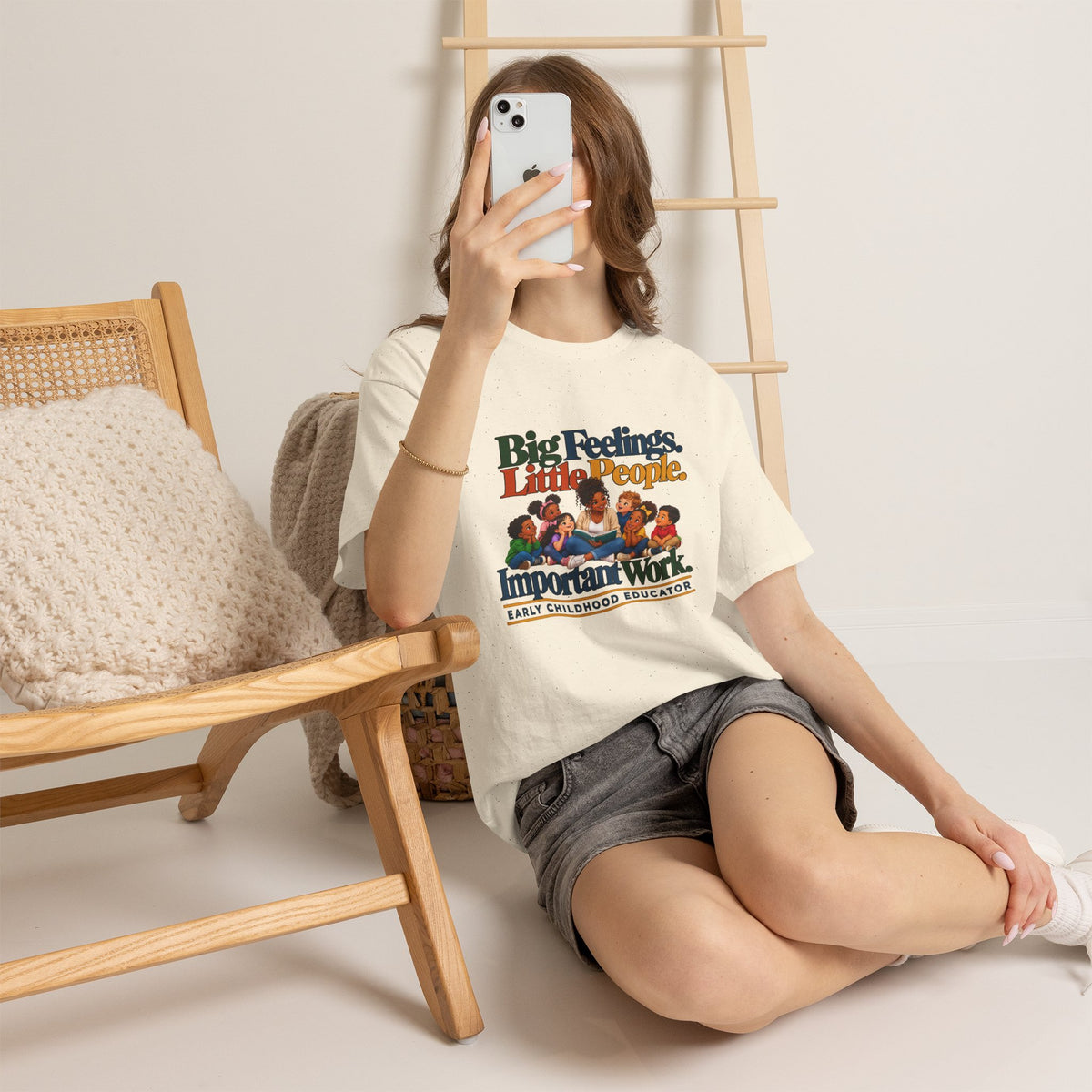 Big Feelings. Little People. Important Work. | Early Childhood Educator T-Shirt