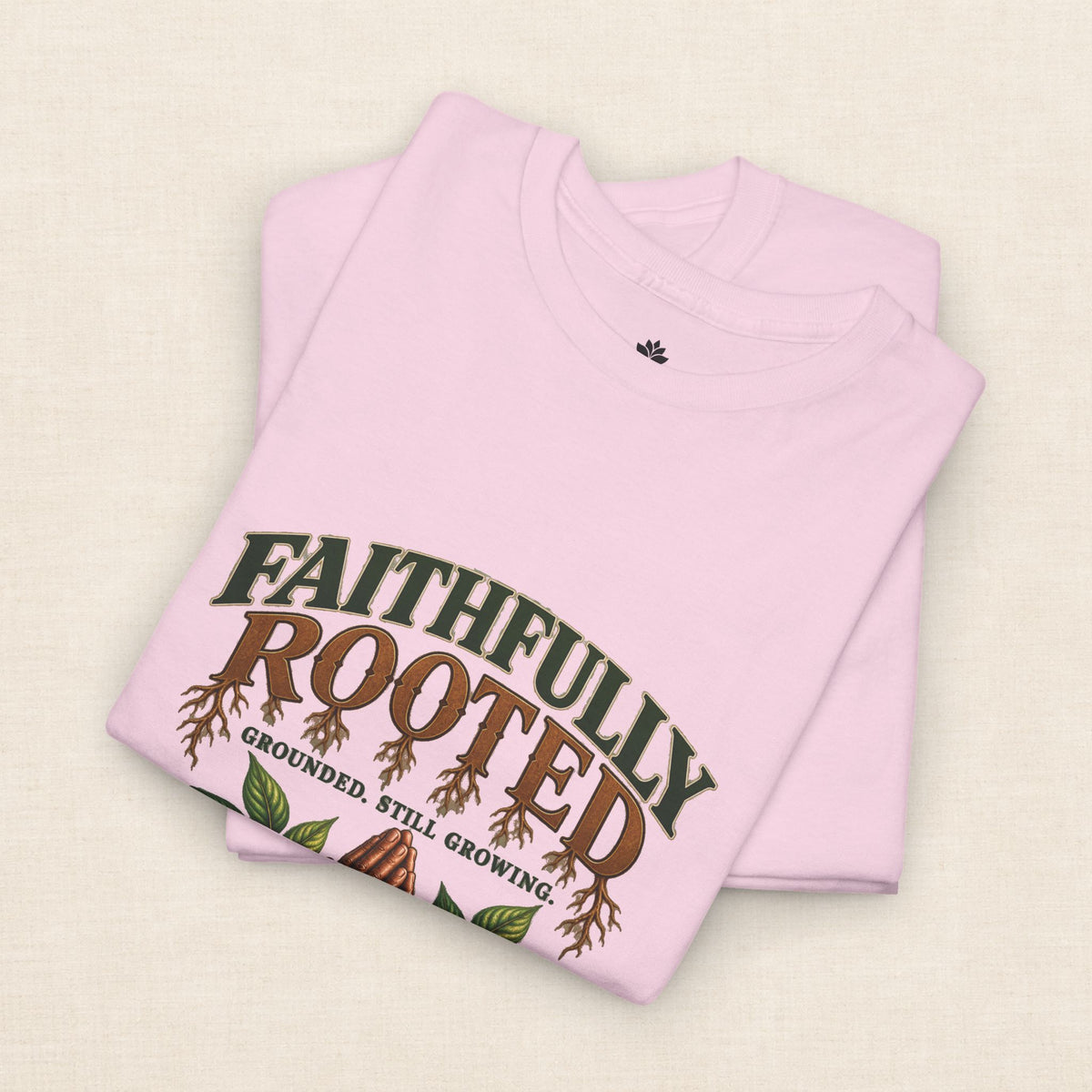 Faithfully Rooted | Christian Faith Graphic T-Shirt