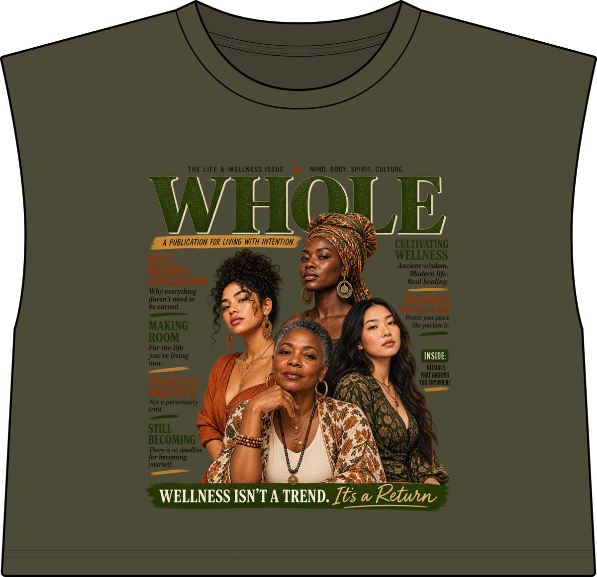 Grounded in Peace NOLA Muscle Tee — New Orleans Magnolia Souvenir