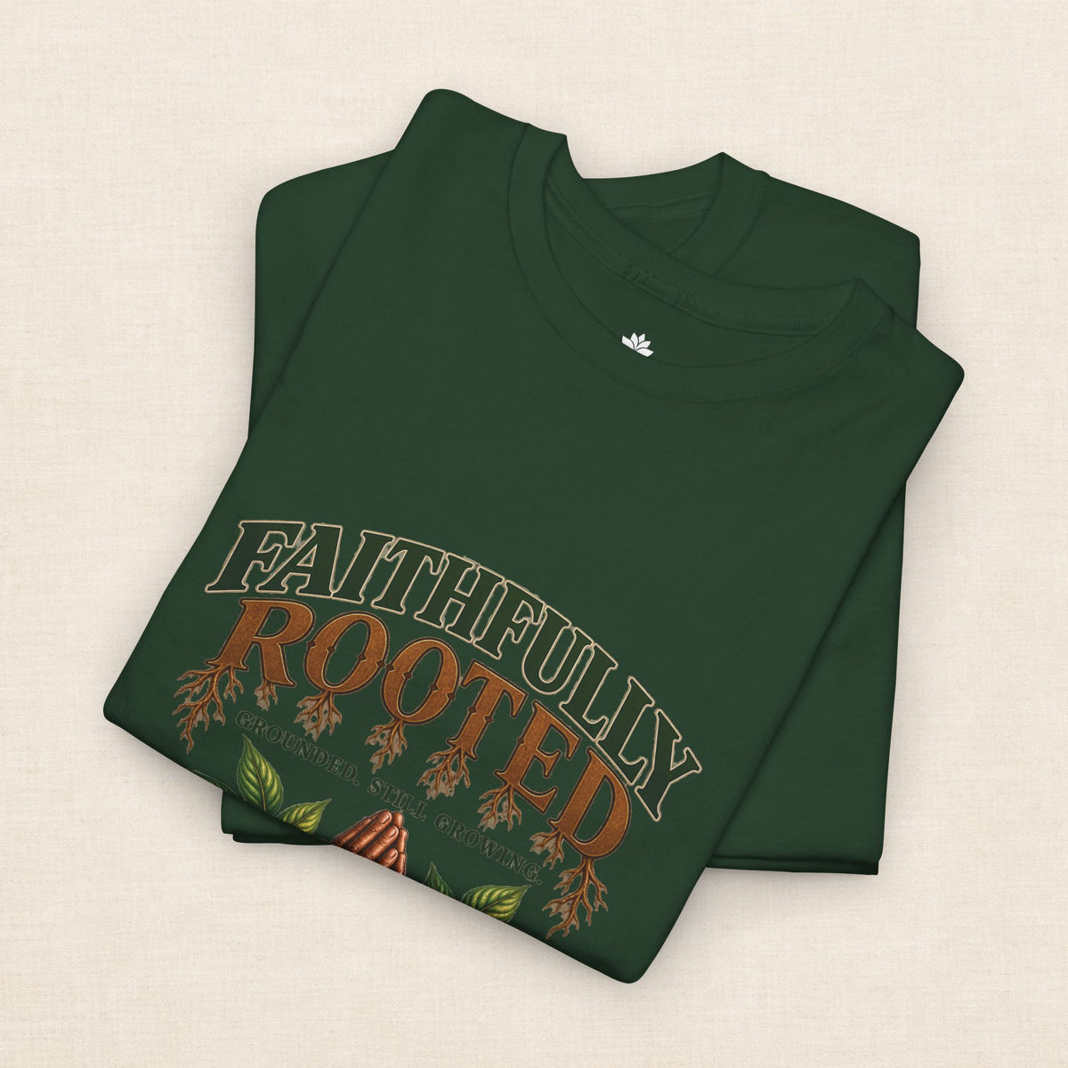 Faithfully Rooted | Christian Faith Graphic T-Shirt