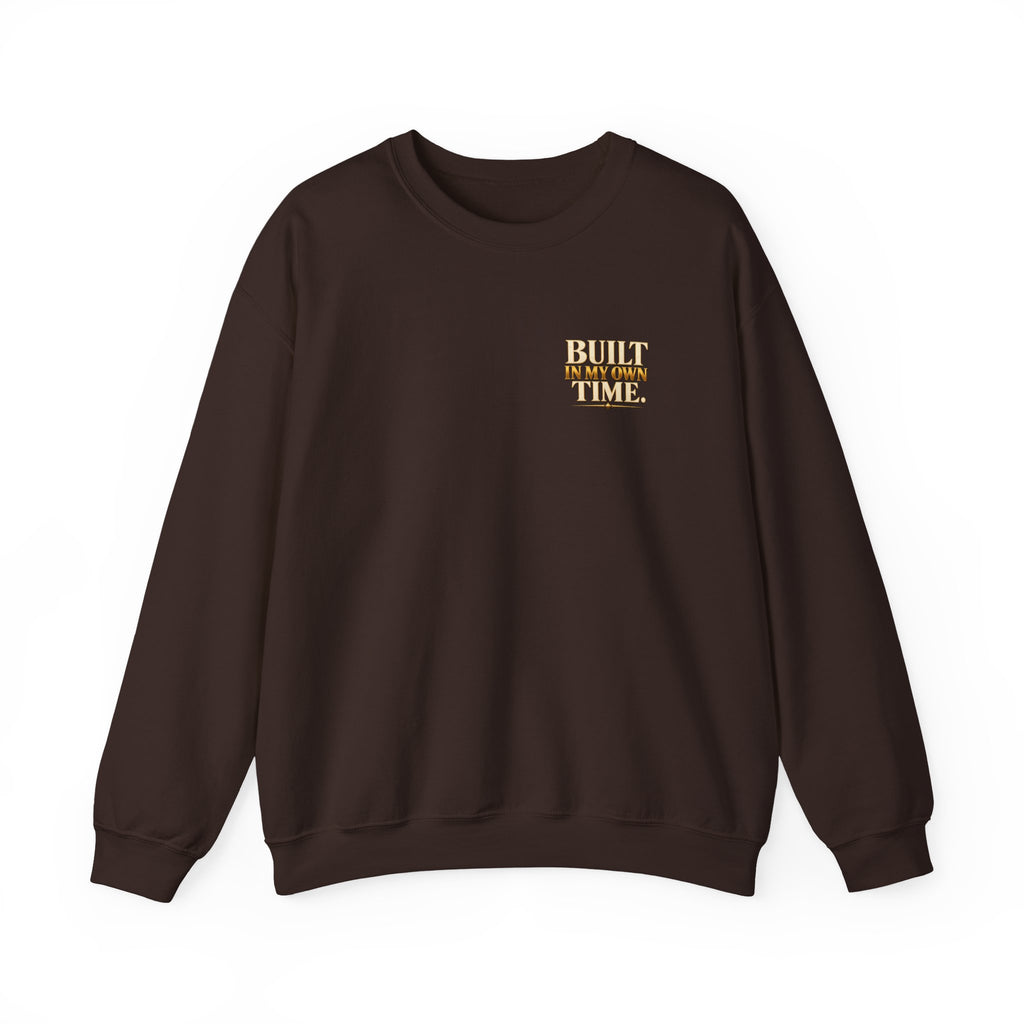 Built in My Own Time Vintage Clock Sweatshirt