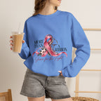 More Than A Ribbon. Space for the Fight. | Breast Cancer Awareness Crewneck Sweatshirt