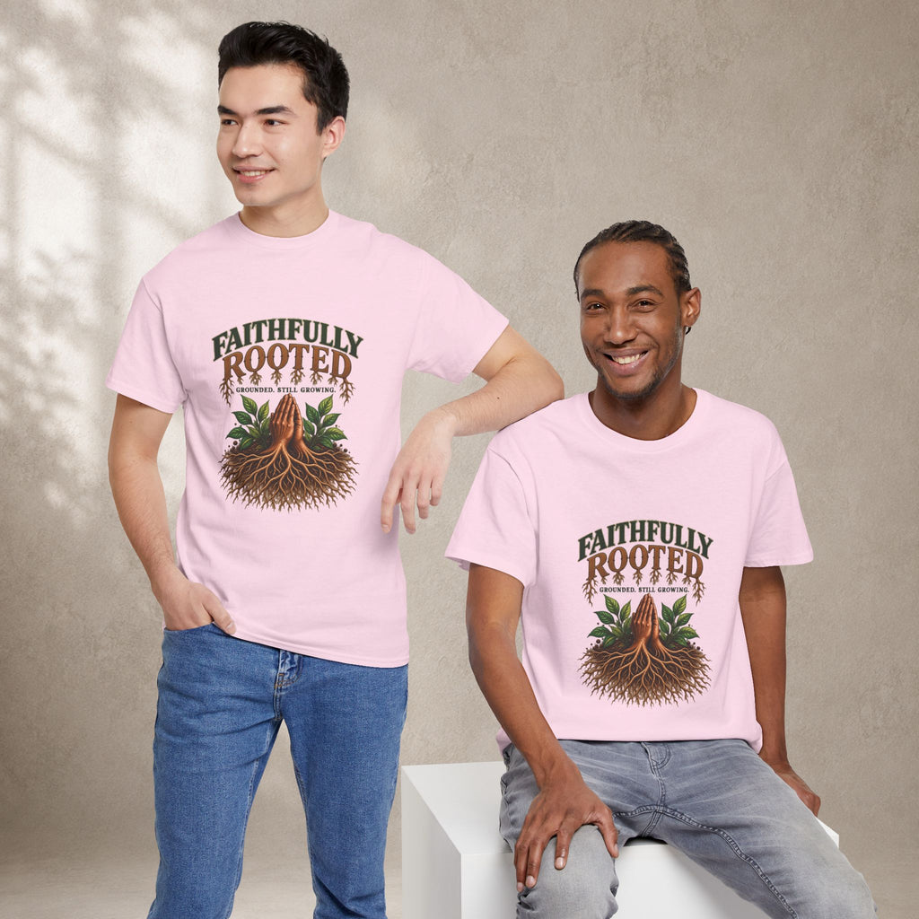 Faithfully Rooted | Christian Faith Graphic T-Shirt