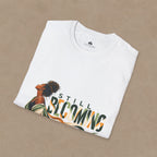 Still Becoming T-Shirt — Empowering Afrocentric Portrait Tee