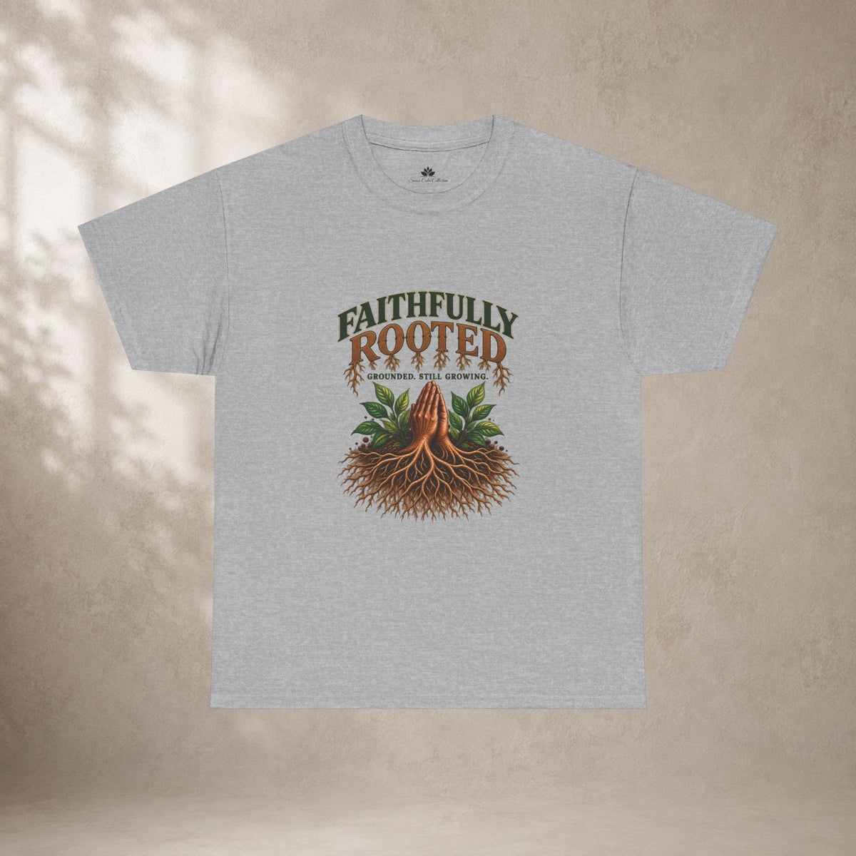 Faithfully Rooted | Christian Faith Graphic T-Shirt