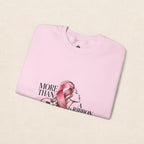 More Than A Ribbon. Space for the Fight. | Breast Cancer Awareness Crewneck Sweatshirt