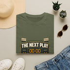 The Next Play Can Wait T-Shirt — Sports Scoreboard Graphic Tee