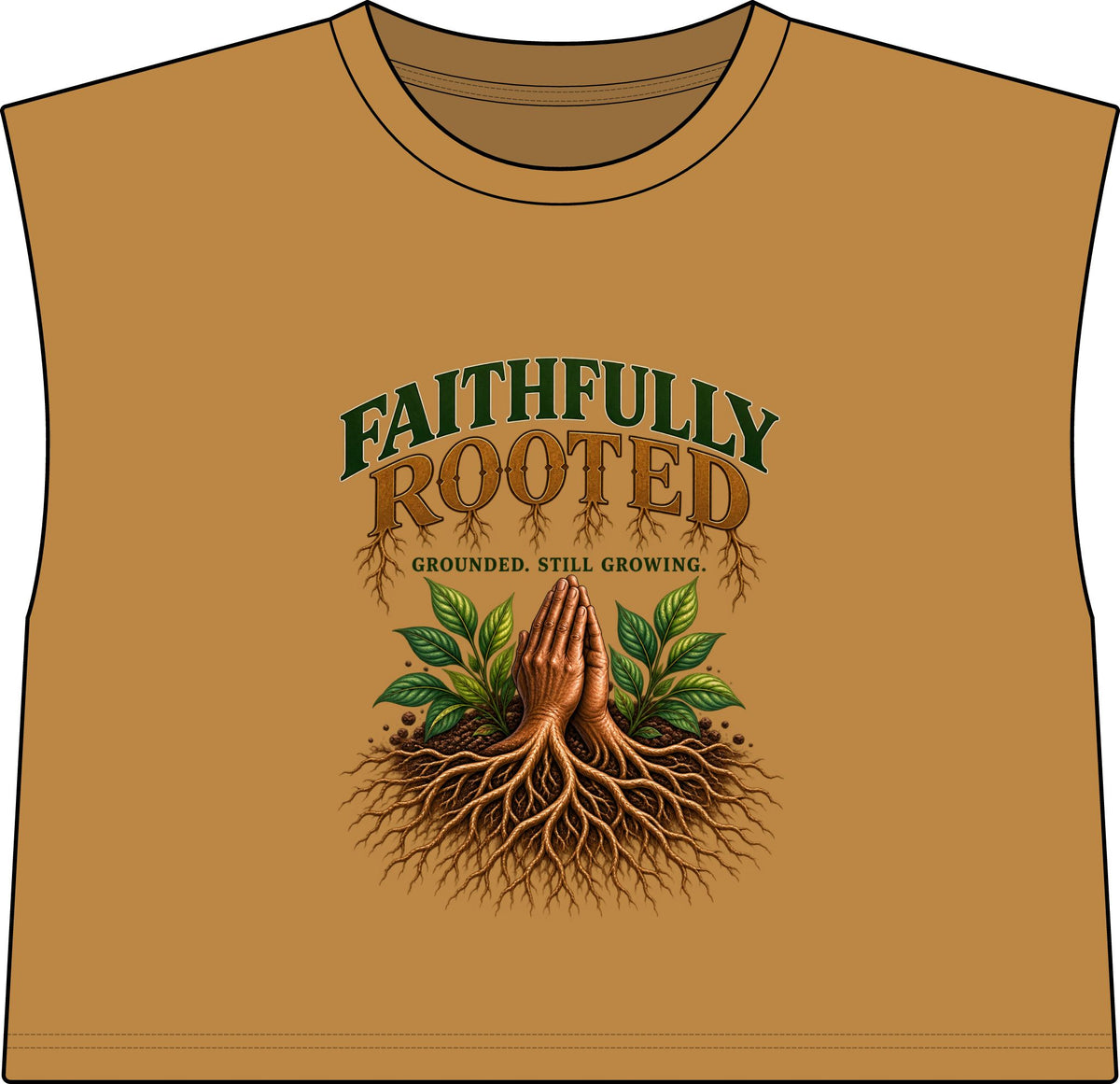 Grounded in Peace NOLA Muscle Tee — New Orleans Magnolia Souvenir