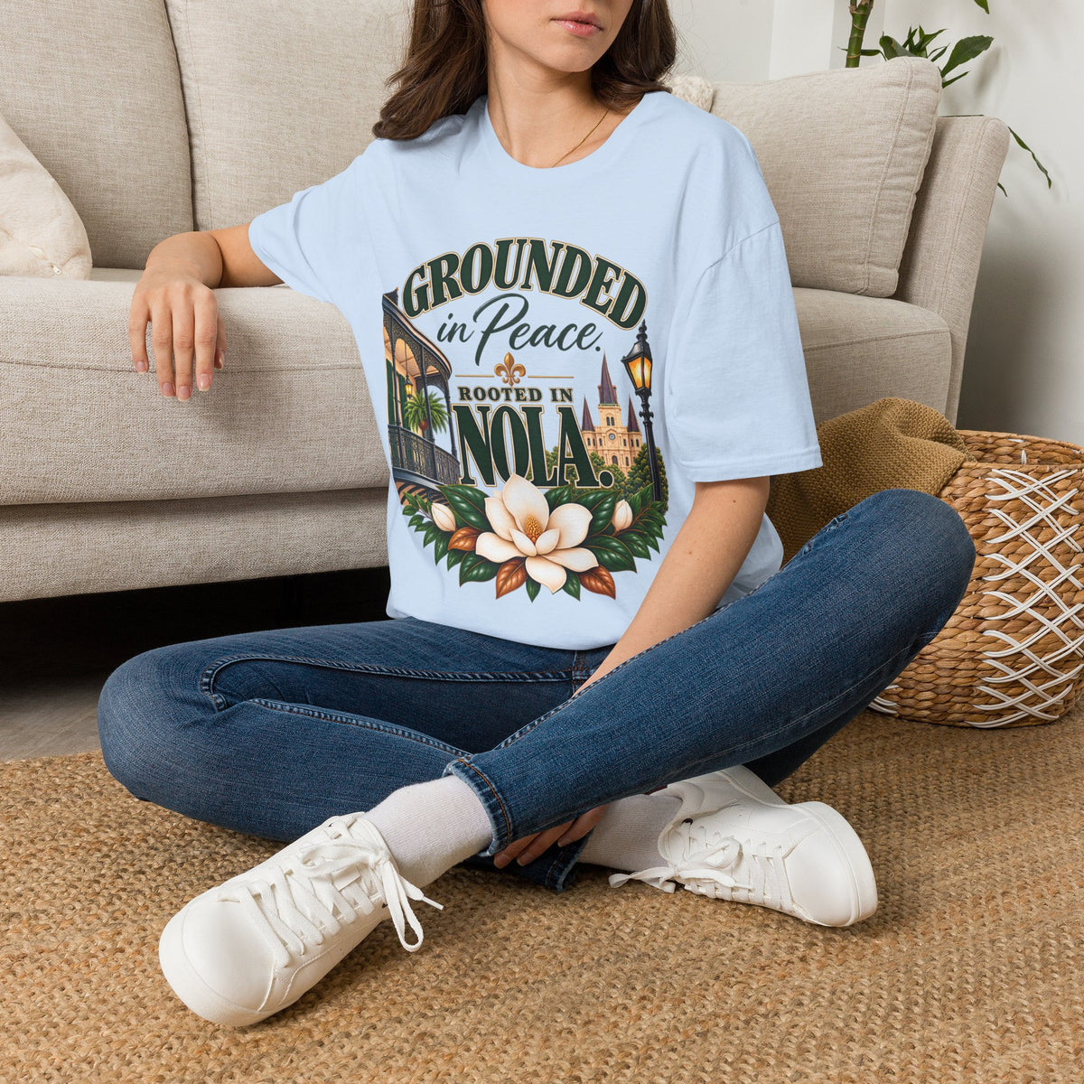 Grounded in Peace Rooted in NOLA T-Shirt