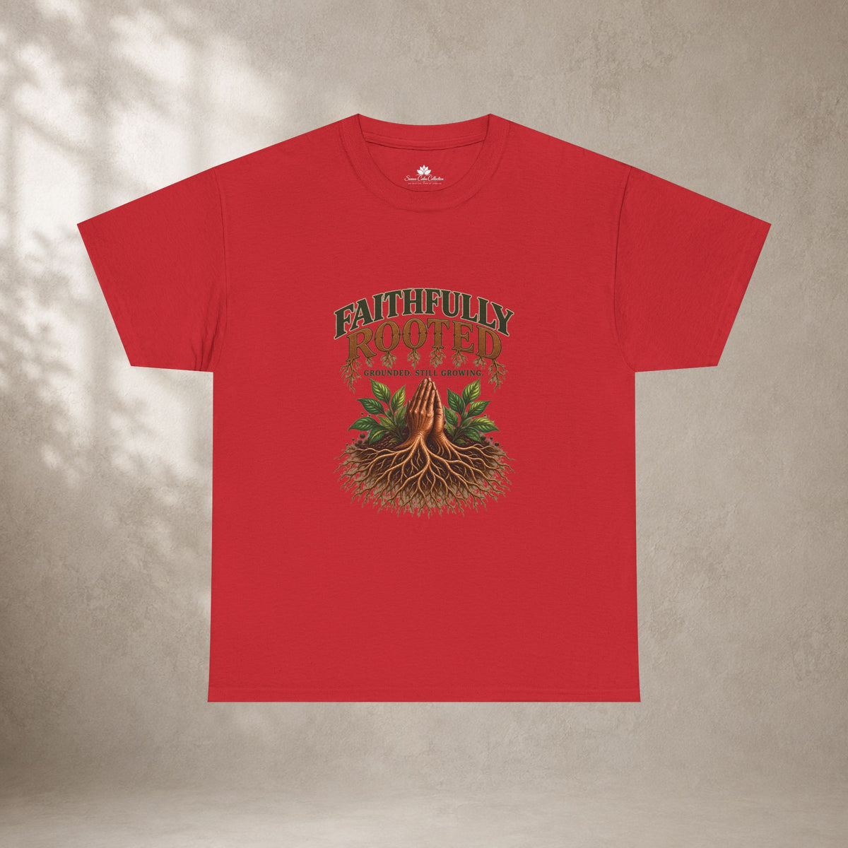 Faithfully Rooted | Christian Faith Graphic T-Shirt