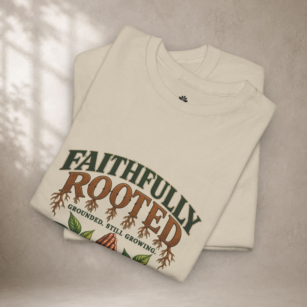 Faithfully Rooted | Christian Faith Graphic T-Shirt