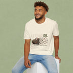 Letting Go T-Shirt — 'Letting Go' Inspirational Graphic Tee with Leopard & Bag Design