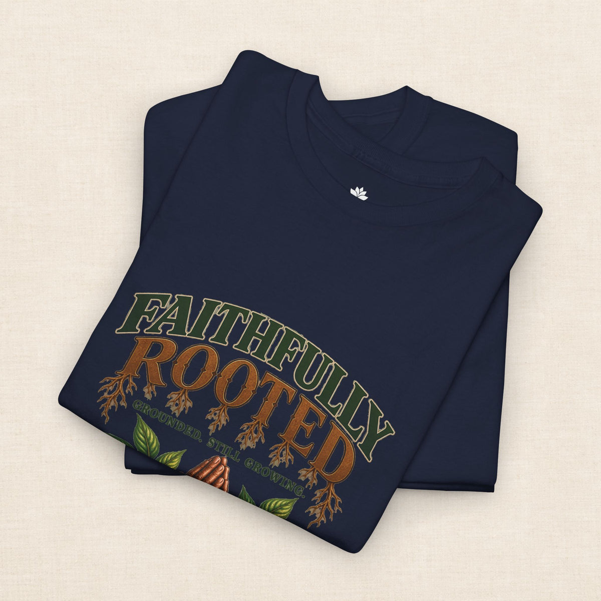 Faithfully Rooted | Christian Faith Graphic T-Shirt
