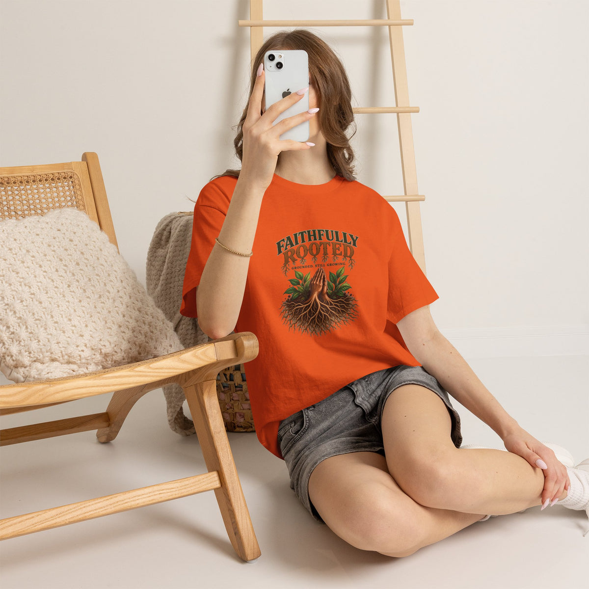 Faithfully Rooted | Christian Faith Graphic T-Shirt