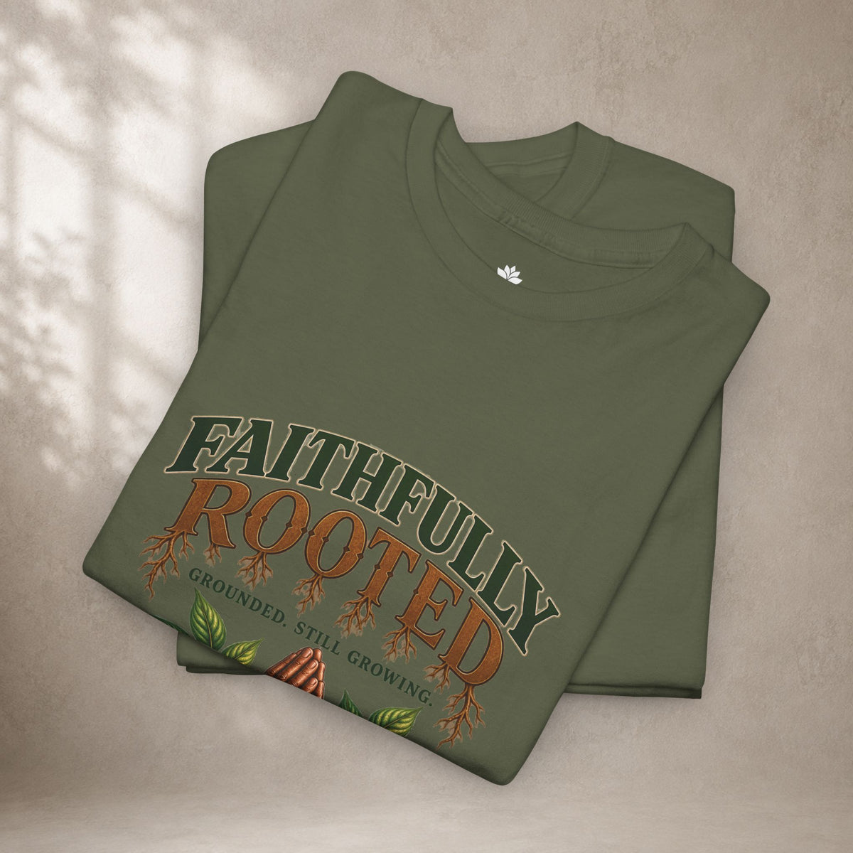 Faithfully Rooted | Christian Faith Graphic T-Shirt