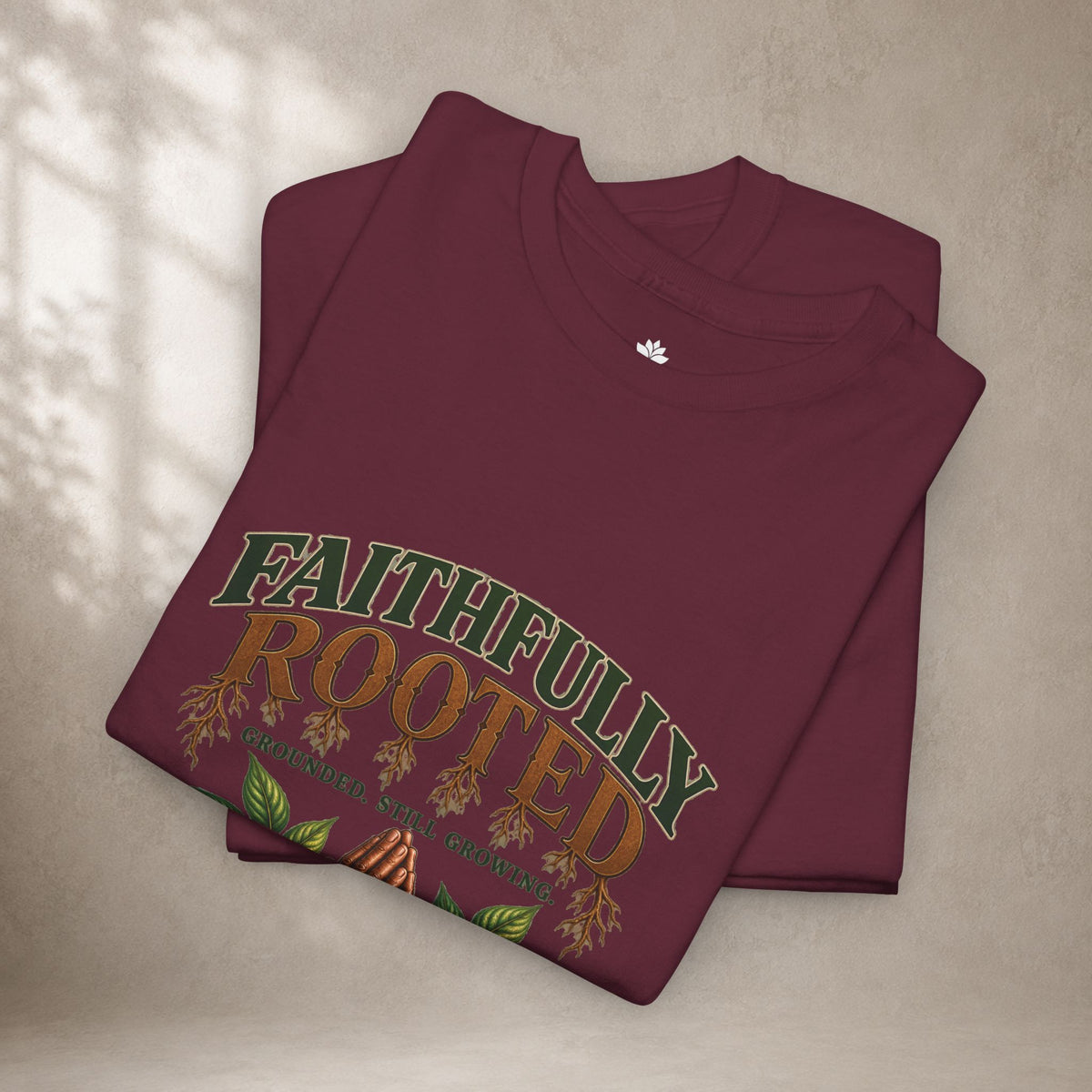 Faithfully Rooted | Christian Faith Graphic T-Shirt