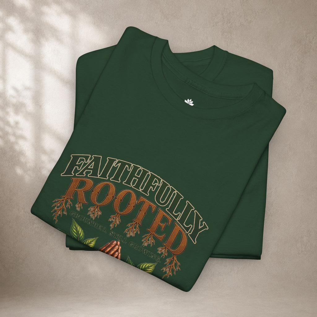 Faithfully Rooted | Christian Faith Graphic T-Shirt