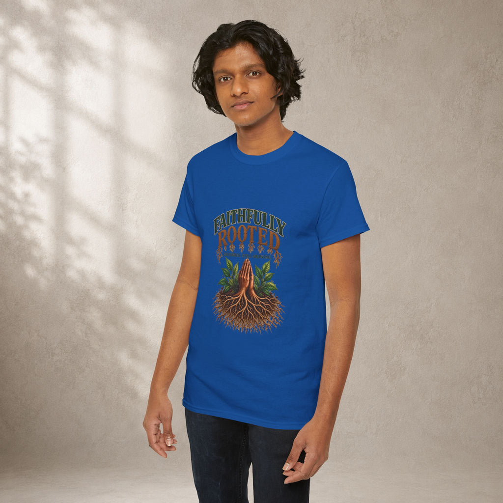 Faithfully Rooted | Christian Faith Graphic T-Shirt