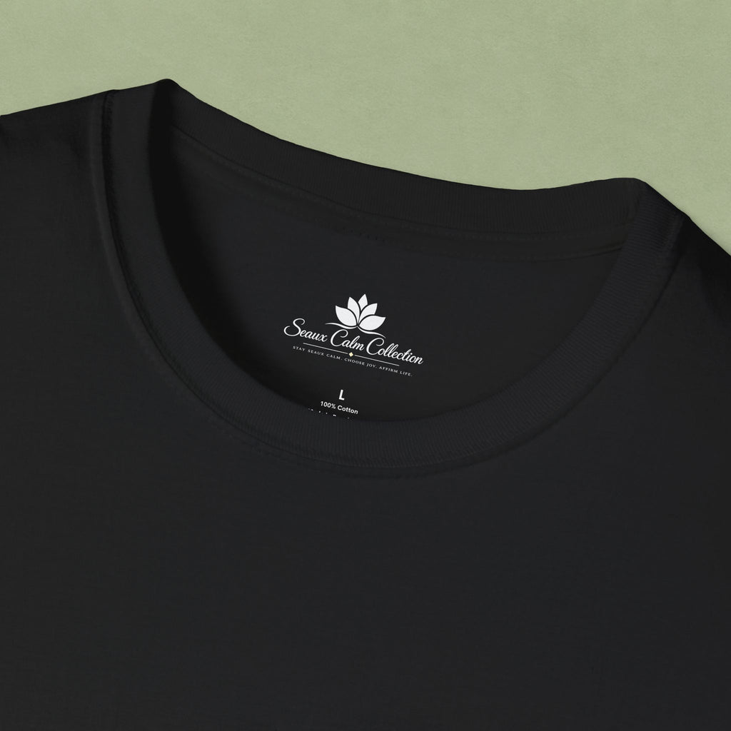 Letting Go T-Shirt — 'Letting Go' Inspirational Graphic Tee with Leopard & Bag Design