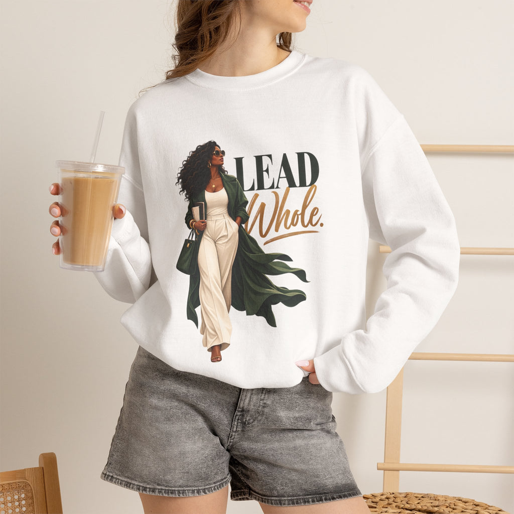 Lead Whole | Women's Empowerment Crewneck Sweatshirt