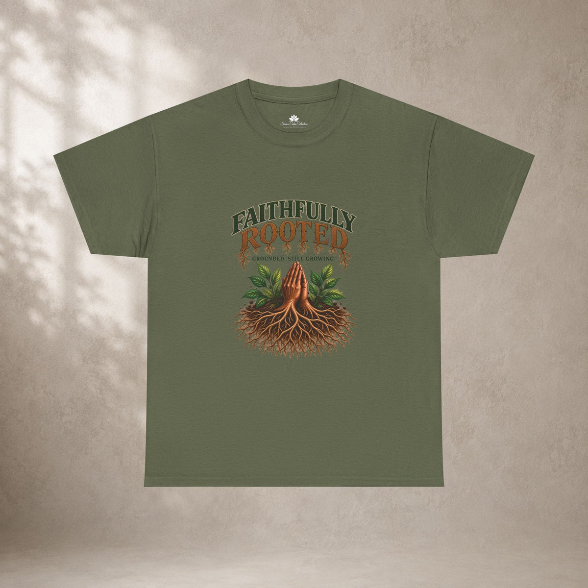Faithfully Rooted | Christian Faith Graphic T-Shirt
