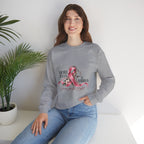 More Than A Ribbon. Space for the Fight. | Breast Cancer Awareness Crewneck Sweatshirt