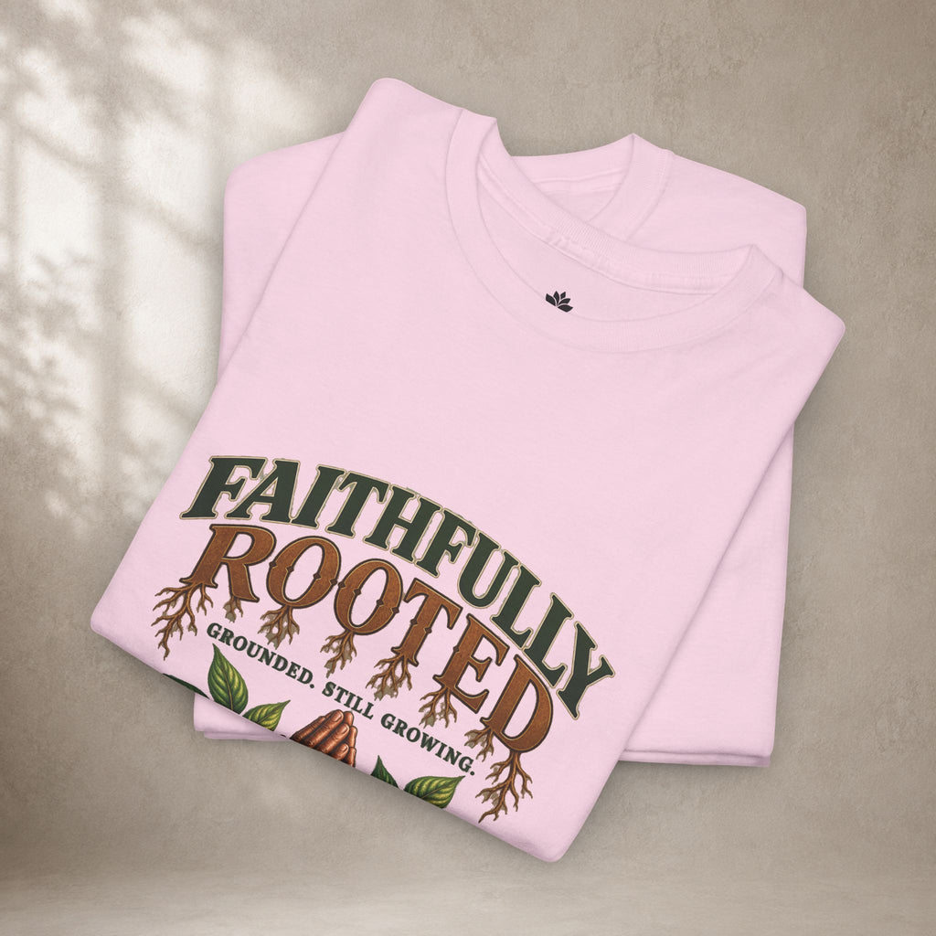 Faithfully Rooted | Christian Faith Graphic T-Shirt