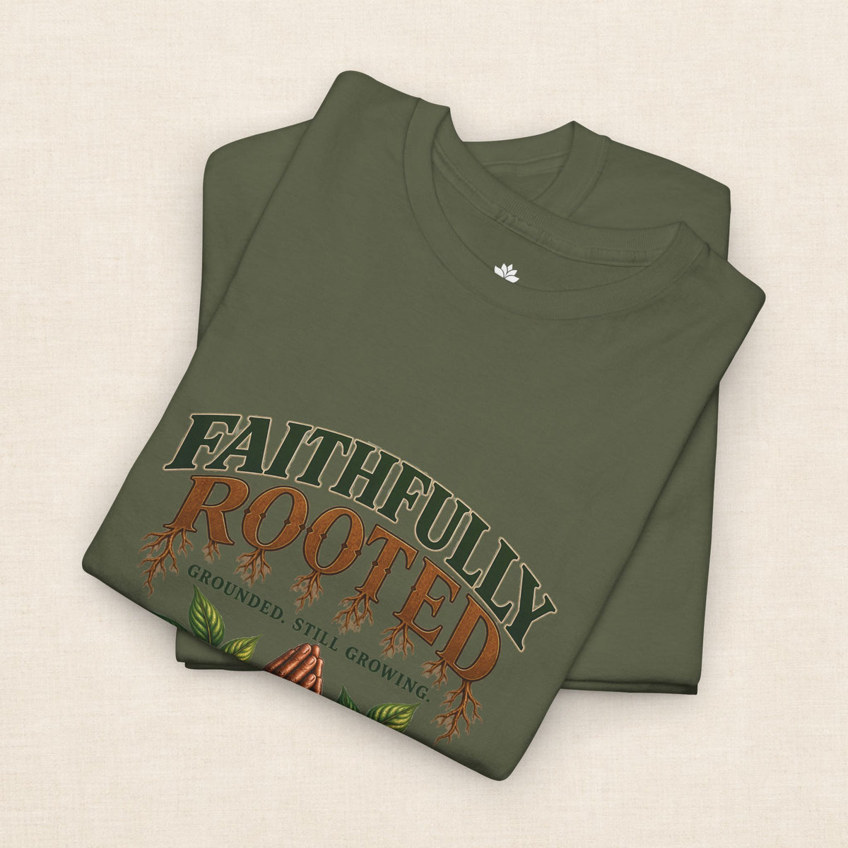 Faithfully Rooted | Christian Faith Graphic T-Shirt