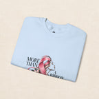 More Than A Ribbon. Space for the Fight. | Breast Cancer Awareness Crewneck Sweatshirt