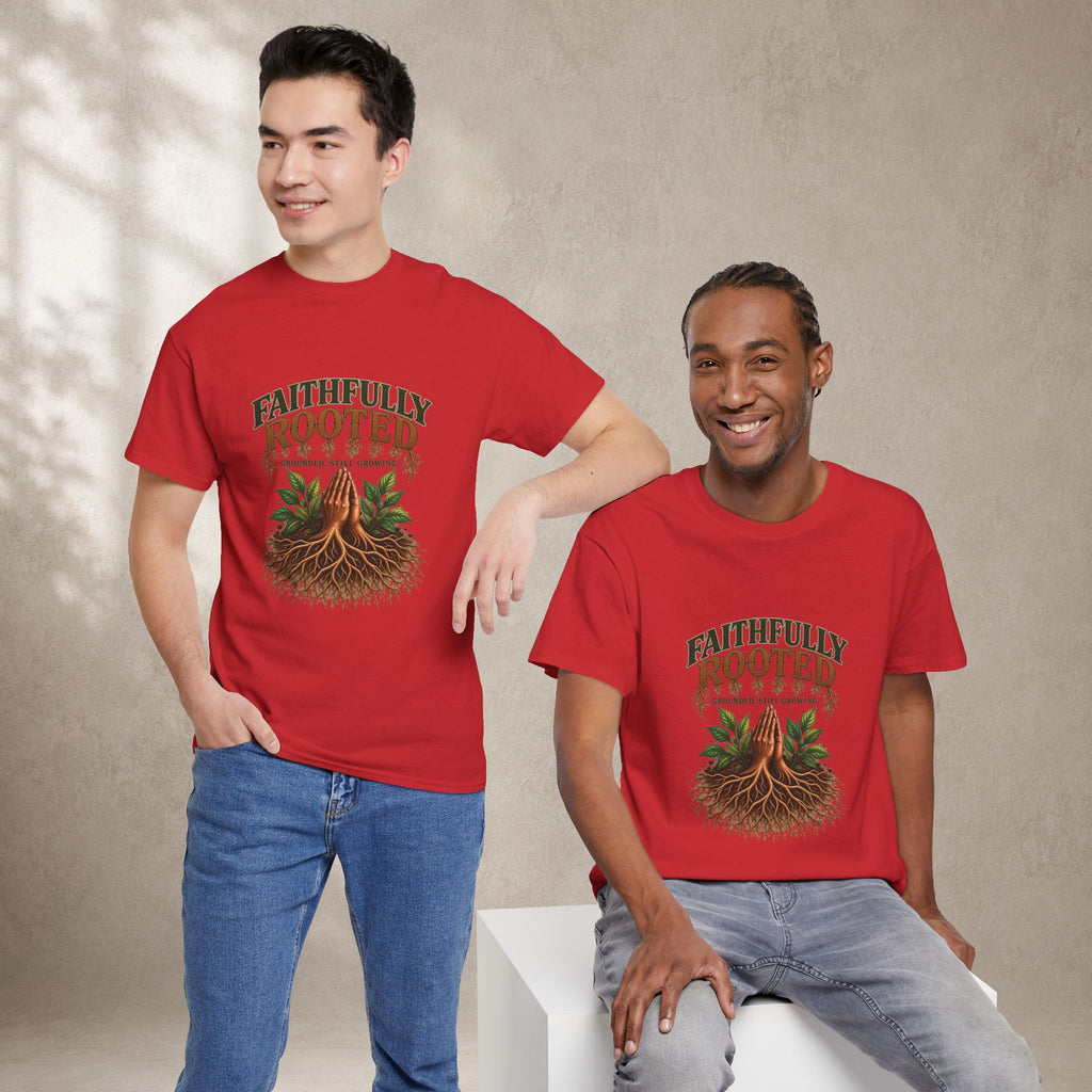 Faithfully Rooted | Christian Faith Graphic T-Shirt