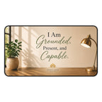 Grounded, Present & Capable Desk Mat