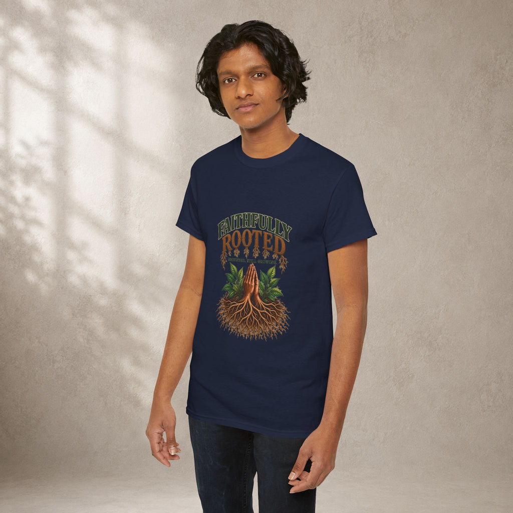 Faithfully Rooted | Christian Faith Graphic T-Shirt
