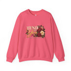 Tend to You Floral Self-Care Crewneck Sweatshirt