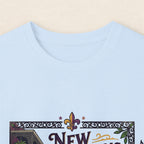 New Orleans Streetcar Long Sleeve Tee — Vintage NOLA Travel Graphic