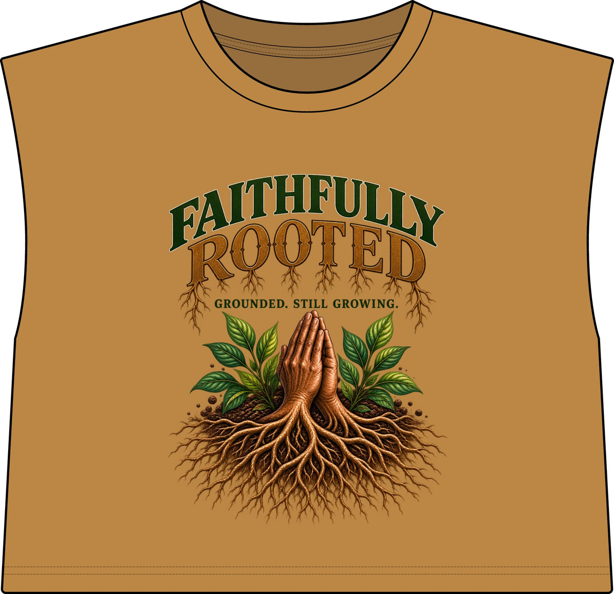 Grounded in Peace NOLA Muscle Tee — New Orleans Magnolia Souvenir